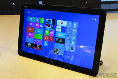 大屏超薄輕便 戴爾18英寸Win8平板圖賞
